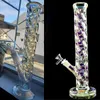 tubo fosforescente bong narghilè tubi per fumare gorgogliatore inebriante vetro dab rig dowmstem perc dabber ice catcher