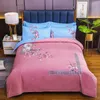 Bedding Sets Spring And Summer Style Chinese Printed Brushed Set Four-Piece Thick Bed Sheet Quilt Cover 4-Piece