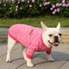 ファッション複数色の犬のアパレルセーター冬のペット猫のセータージャケットの服のためのコート