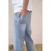 SIWMOOD Autunno Estate Jeans lavati al laser ambientale uomo slim fit pantaloni classici in denim jeans di alta qualità SJ170768 211111