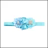 Headbands Jewelry Jewelry Chic Lace Mix 4 Flower Princess Girls Headband Bow Baby Girl Children Hair Aessories Drop Delivery 2021 Oqezd