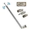 OEM E06C F Type TV Radio Telescopic Antennas with 3 Adapters F-Plug Clear Aerial Anti-noise for TVs Radios 88-240MHz