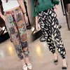 Przybycie Kobiety Szyfonowe Harem Pant Kobiet Luźne Comfy Etniczne Boho Plaża Spodnie przeciwsłoneczne Plus Size Lady Cienki Spodnie 210423