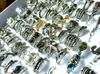 Wholesale 50PCS Top alloy Mix fashion punk Rings Women's Men's Exquisite Finger Ring Jewelry Lot