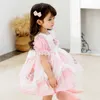 Spanska Baby Dress Girl Lolita Princess Dresses Barn Tecknad Broderi Kläder Spädbarn Birthdace Lace Ball Gown Girls Vestido 210615