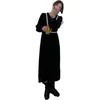 Make Firm oferuje Socites French Velvet Black Dress Dresses Spot 210423