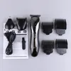 All In1 Tagliacapelli da uomo ricaricabile e regolabile Rasoio elettrico wireless impermeabile Barba Naso Orecchio Mute Trimmer Forbici1