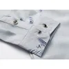 Formation d'automne Imprimerie des chemises masculines Business décontractée à manches longues Bouton en coton plus taille 4xl 5xl 6xl 7xl 210412