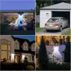 318LED Solar Light Infrared Motion Sensor Garden Security Wall Lamp for Outdoor Yard Patio - 1 PC