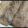Luxury Original Single Boys Girls Raccoon Collar Denim Jacket Plus Velvet Thickened Cold Warm Childrens Lvx5R Tmlyi