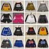 All Team Retro Stitched Just Don Pocket Lower Merion Basketball Shorts 1 Bugs Tune Squad Hip Pop Pantalon avec poches Zipper Sweatpants Baseball Short Man S-XXL