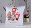 Sublimation for DIYホット熱伝達印刷枕のための空白の白い枕カバー消耗品35*35cm 40*40cm 45*45cm