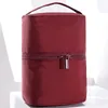 Sac de rangement multifonctionnel pour maquillage, cylindre de voyage Portable, sac de lavage à la main, sacs à cosmétiques pliables cinq couleurs 286o