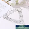 Koreansk mesh halsband choker kort nacke glänsande skiva halsband för kvinnor smycken halsband pendlar charm smycken colar kolye fabrik pris expert design kvalitet