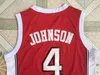 Nikivip Uomo NCAA UNLV Runnin Rebels Larry Johnson College Maglie da basket Anderson Hunt Stacey Augmon Greg Anthony UNLV REBELS Jersey