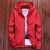 Veste Femmes Rouge 7 Couleurs 7XL Plus Taille Lâche Manteau imperméable à capuche Automne Mode Lady Hommes Couple Chic Vêtements LR22 210531