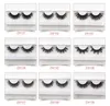 Envio rápido 18 estilos Selecionável 22mm Faux Mink Mink Silk Protein Lash 100% Cruelty Free Eye Lashes