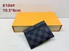 KEY POUCH Damier leather bags holds high quality fashion classical women holder coin purse small card men Wallets