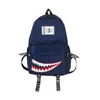 Nylon Schoolbag SPOOF Shark Mouth Print Computer Outdoor Ryggsäck Fashion Men039S Backpack Travel5519973