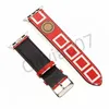 luxury designer F Strap Watchbands Watch Band 42mm 38mm 40mm 44mm iwatch 2 3 4 5 bands Leather Bracelet Fashion Stripes watchband with letter O007