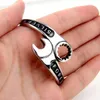 Hip-hop Wrench Bracelet Spanner Lever Tool with Forever Jewelry Q0717