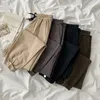 Kimutomo solide décontracté femme pantalon printemps coréen taille haute élastique toutes les poches assorties sarouel Outwear lâche mode 210521