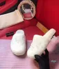 Luxurys designers 2021 Women Ladies wool half Slippers Slides Winter fur Fluffy Furry letters Sandals Warm Comfortable Fuzzy Girl Flip Flop