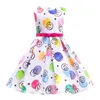 Baby Christmas Lace Tutu Rainbow Princess Dress Kids Dresses For Girls Birthday Party Children Clothing 2 3 10 Years 210331