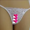 Mode Kvinnor Sexig Lace Underkläder Små midja G-String Thongs Panties T Bakbyxor Lady Multicolor Bikini Elastiska G-strängar Kläder Kläder