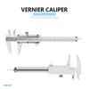XCAN Remkers Vernier Caliper 0-100mm Precisie 0.02mm Roestvrijstalen gauge meetinstrument Gereedschap 210810