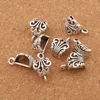 Alloy Hollow Buttterfly Flower Connectors Loose Beads Bails Antique Silver/Gold/Bronze Fit Charm European Bracelet L683 210pcs/lot