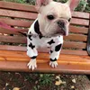 Plush Pet Pullover свитер одежда жаккардовые домашние животные футболка собака одежда зима теплый бульдог собаки свитера одежда