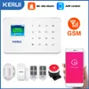 Kerui Bezprzewodowy Smart Home GSM Security System Alarm SMS SMS Control Control House Motion Detector Czujnik Włamywacz Urządzenie IP Camere