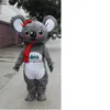 Costumi della mascotte Costume della mascotte dell'orso di Koala Abiti pelosi Party Game Dress Abiti Abbigliamento Ad Carnevale Halloween Natale Pasqua Adulti