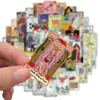 Pack van 50 stks Groothandel Tarot-Card Stickers voor Bagage Skateboard Notebook Helm Waterfles Auto Decals Kids Geschenken