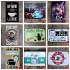 Coffee vintage tinnen tekens retro metalen schilderteken retro's muurstickers decoratie kunst plaque vintages home decor bar pub café wll5347093