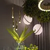 Lampy wisiork Nordic LED Stone Luminaire Luster Pendente Luminaria Kitchen Bat Bat żyrandoli Sypialnia salon