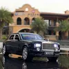 1:24 Rolls-Royce Phantom Alloy Diecasts Véhicules Metal Toy Car Model Simulation Sound Light Collection Kids Gift 220113