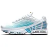 2023 Mujeres Hombres Zapatos para correr Zapatos de diseño Púrpura Oro Entrenadores TNOurtdoor Sport Sneaker Tuned III Unity White OG Black Light Bone Laser Blue Green Aqua Iridiscente