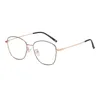 Link, Chain 5911 Individual Frame Stripe Leg Decorative Flat Glasses