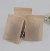 60×80mm木材パルプフィルターコーヒーティーツールペーパーの使い捨て可能なストレーナーフィルターバッグ単一の巾着治癒シール袋