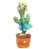 55% Off Dancing Talking Singing Cactus Fylld Plush Toy Elektronik med Song Potted Early Education Leksaker för Barn Rolig-Toy 50pcs