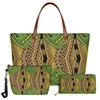 Tribal Bags Soft Neoprene Handbag Set Printed Customized Polynian Ladi Hawaii Purs And Fashion Handbags Cosmetic Bag Women