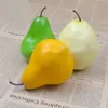 10pcs 9 5cm 8cm Mix Couleur Haute Imitation Faux Poire Artificielle Modèle De FruitsPlastique Artificiel Simulé Frui Party Decoration358H