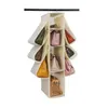Portable 10 Grid Foldable Wardrobe Wall Door Back Hanging Bag Underwear Sock Shoe Storage Organizer Sundries Bags