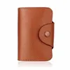 Korthållare Portable 1pc Men Holder Storage Large Capacity Bag läder Boy Wallet Fashion