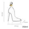 350 ml High Heels Form Decanter Luxuriöse Kristall Rotwein Brandy Champagner Gläser Decanter Flasche Bar Nachtclub Trinken Y0113