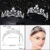 Gioielli da sposa Jewelryfashion Vintage Lussuoso Fatto a mano Lucido Fermaglio per capelli Crystal King Queen Crown Aessories Drop Delivery 2021 Aj4F8