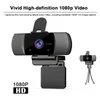 USB CAM FULL HD 1080P WEB с микрофоном Крышка видеокамеры Компьютерный ноутбук PC Gamer Complete