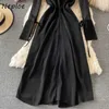 Neploe Two-piece Suits Women A-line Suspender Dress 2021 Summer Halter Large Swing Long Robe Shawl Long Sleeve Female Jacket Y0726